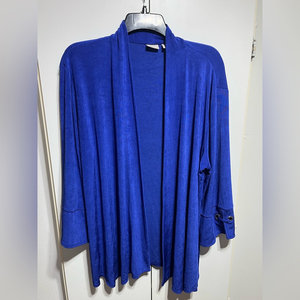 Chico’s Travelers Cardigan Size 3 XL 3/4 sleeve